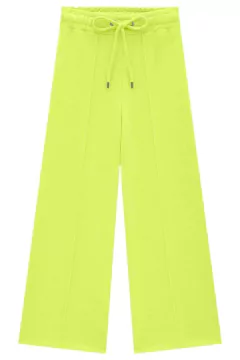 Calça Wide Leg em Moletom sem Pelúcia 70328 Infanti