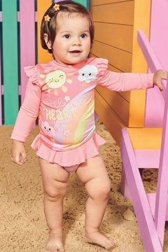 CONJUNTO DE BLUSA E CALCINHA EM MALHA UV INFANTI na internet
