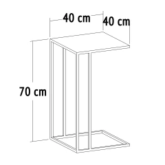 Imagen de Mesa Simmon white