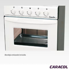 Imagen de COCINAS ESCORIAL CANDOR BLANCA GE/GN 52CM