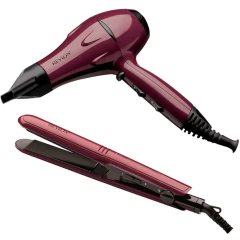 COMBO SECADOR DE PELPO + PLANCHITA - REVLON