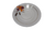 Pires Floral Com Filete Dourado Porcelana Polovi 11Cm