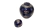 Potiche Azul Cobalto Oriental Pintura Em Alto Relevo 27Cm - comprar online