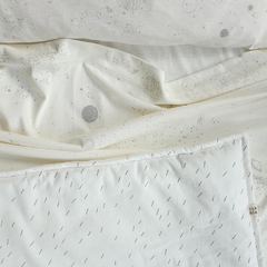 Juego de Sábanas Cuna- natural galaxia gris - Ceci & Lieve - tesoros para regalar