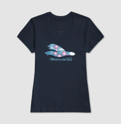 Camiseta Pássaro - Um dia de cada vez - loja online