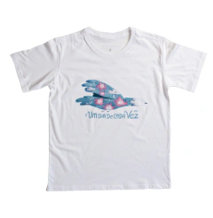 Camiseta Infantil - Pássaro Um dia de Cada Vez na internet
