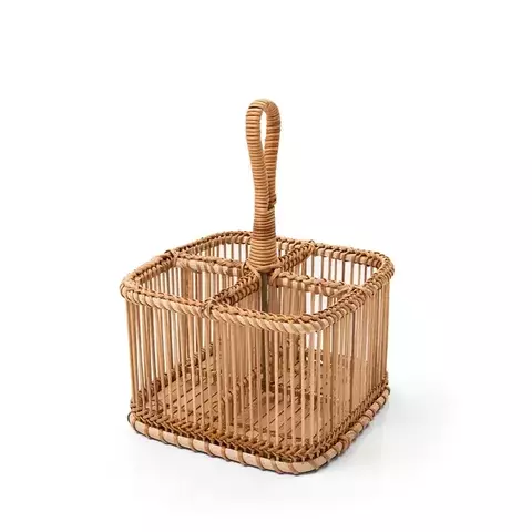 PORTA TALHER QUADRADO BAMBU