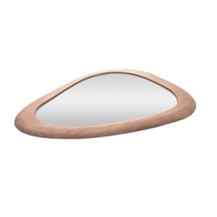 ESPELHO EM FORMATO ORGÂNICO COM MOLDURA DE CARVALHO BALI 45CMx2CMx54,5CM na internet