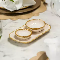 TRAVESSA ORION FILIPINAS COM 2 BOWLS - comprar online