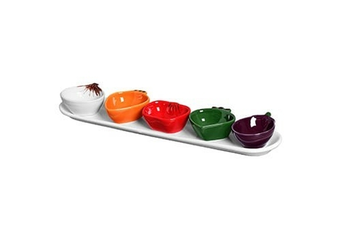 BANDEJA/PETISQUEIRA LEGUMES - 6 PEÇAS