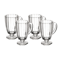 TAÇA PARA CAPPUCCINO DE VIDRO CLASSIC 160ML - CONJUNTO COM 4 - comprar online