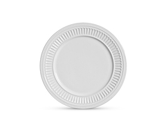 PRATO COM PÉ MÉDIO POPPY BRANCO - 27CM - comprar online