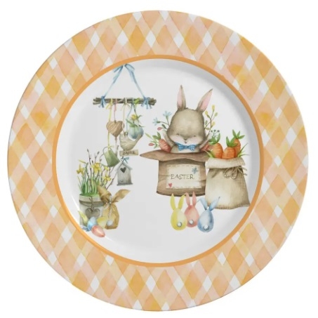 PRATO RASO FOLLOW THE BUNNY 2 - CONJUNTO COM 2