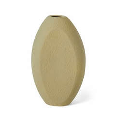 VASO EM CERÂMICA OVAL VERDE
