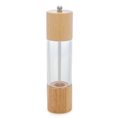MOEDOR PARA TEMPEROS DE ACRÍLICO E MADEIRA COM DISPENSER 5,5x5,5x21,5CM - comprar online