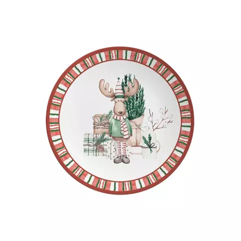 PRATO SOBREMESA ENCANTO NATALINO - CONJUNTO COM 2