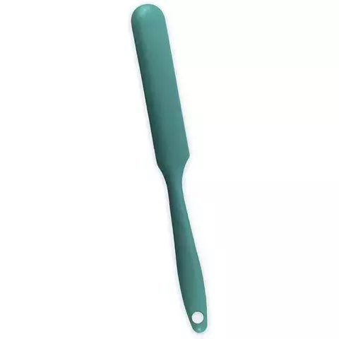 ESPÁTULA DE CONFEITEIRO DE SILICONE DUPLO PEQUENA VERDE ESCURO