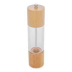 MOEDOR PARA TEMPEROS DE ACRÍLICO E MADEIRA COM DISPENSER 5,5x5,5x21,5CM