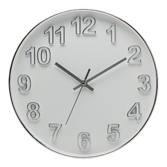 RELÓGIO DE PAREDE INFINITE BRANCO - 30CM