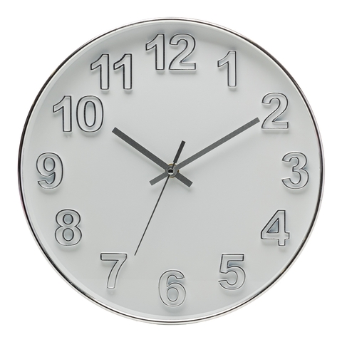 RELÓGIO DE PAREDE INFINITE BRANCO - 30CM