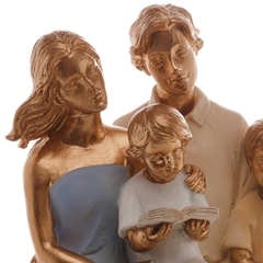 FIGURA DECORATIVA RESINA FAMÍLIA 18x8x27cm - EntreLaço Casa
