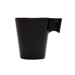 XÍCARA DE CAFÉ OPALINO PRETA 80ML - UNIDADE