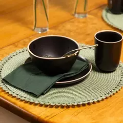 GUARDANAPO DE TECIDO HOME VERDE FLORESTA 45x45CM - CONJUNTO COM 4 - comprar online