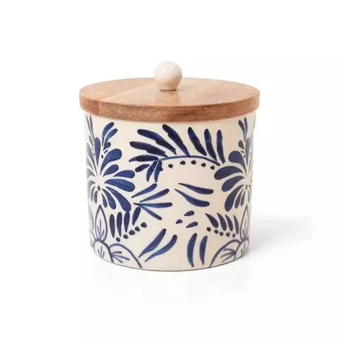 POTE COM TAMPA VERSAILLES NARCISO 12x13CM