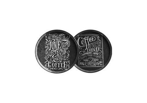 PRATO DE SOBREMESA COFFEE - CONJUNTO COM 2