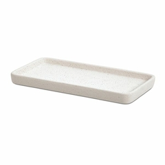 BANDEJA EM CERÂMICA RETANGULAR - 20x10CM
