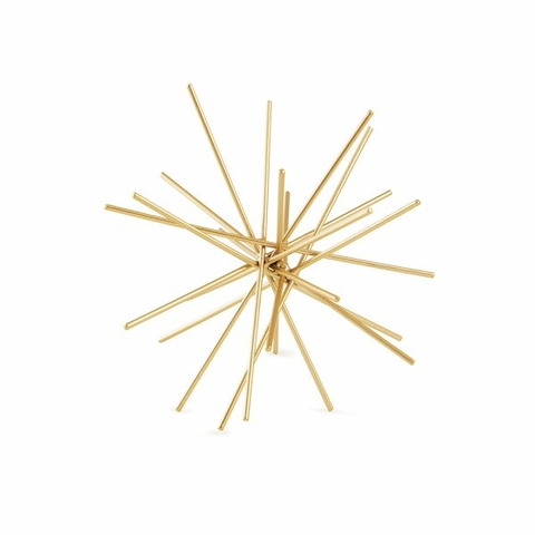 ESCULTURA OURIÇO EM METAL - 18CM