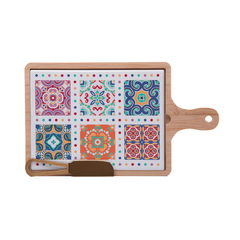 TÁBUA PARA QUEIJO LADRILHO 29X17X1,5CM - 3 PEÇAS - loja online