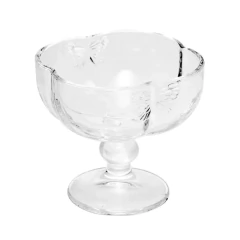 TAÇAS PARA SOBREMESA DE VIDRO BORBOLETA - CONJUNTO COM 4 - comprar online