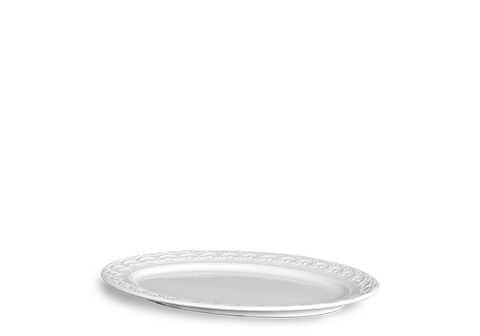 TRAVESSA OVAL MÉDIA PRINCESS BRANCA