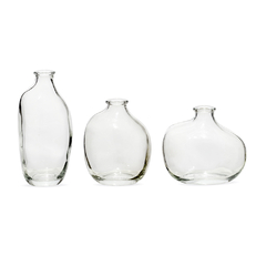 MINIVASO EM VIDRO TRANSPARENTE 2