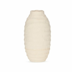 VASO EM CERÂMICA FRISADO ONDAS M
