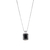 COLGANTE CON DIJE RECTANGULAR Y PIEDRA - C2837 - comprar online