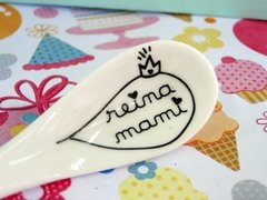 Cucharita porcelana > día de la madre