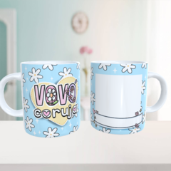 Caneca Vovó Coruja + Foto