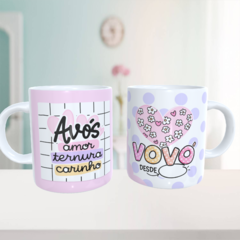 Caneca Avós Amor Ternura Carinho