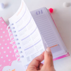 Mini Agenda Neutra DATADA - A6 - loja online