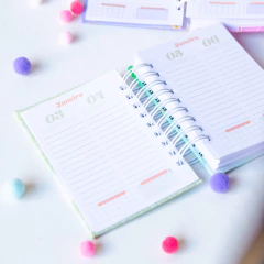 Imagem do Mini Agenda Neutra DATADA - A6