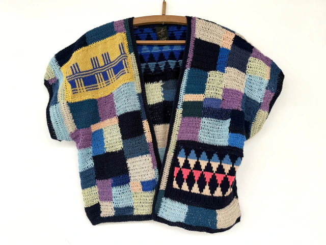SACO PATCH AZULES