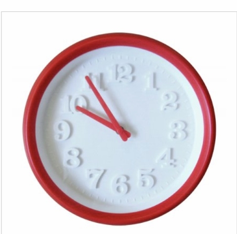 Reloj De Pared 30,8Cm.Red