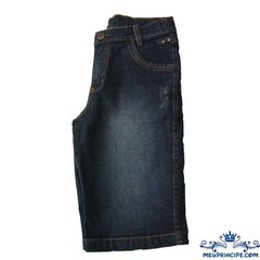 Bermuda Jeans Juvenil Masculina Escura na internet