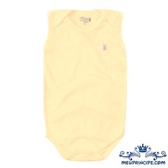 body bebe regata amarelo