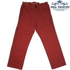 Calça Sarja Infantil Vermelha