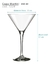 Copa Windsor Martini 250 ml Nadir x 6 unidades - Symbol Mayorista