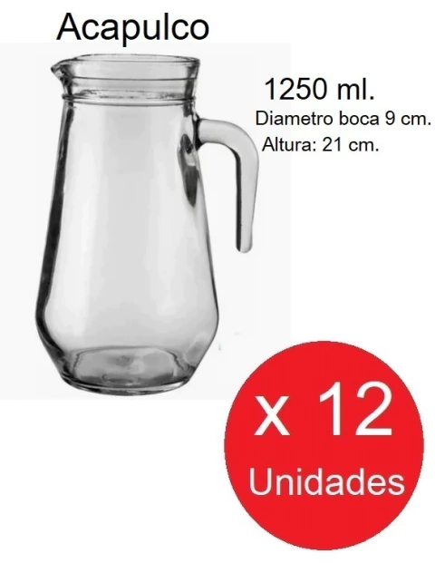 $4823- Jarra Acapulco 1250 ml Rigolleau - comprar online