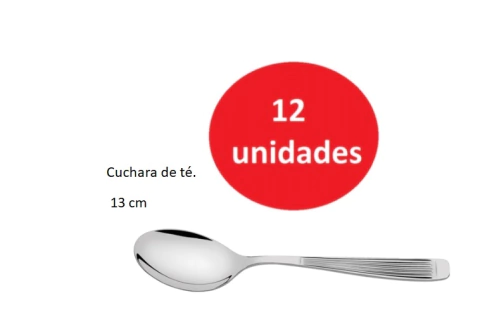 $377- Cuchara de te Acero inoxidable